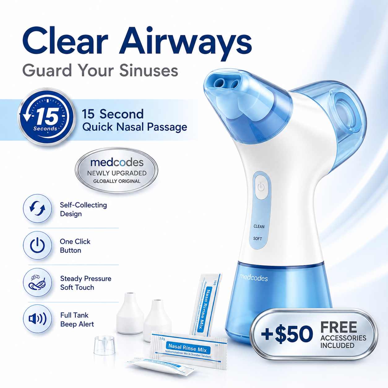 Medcodes™ Nasal Cleaner